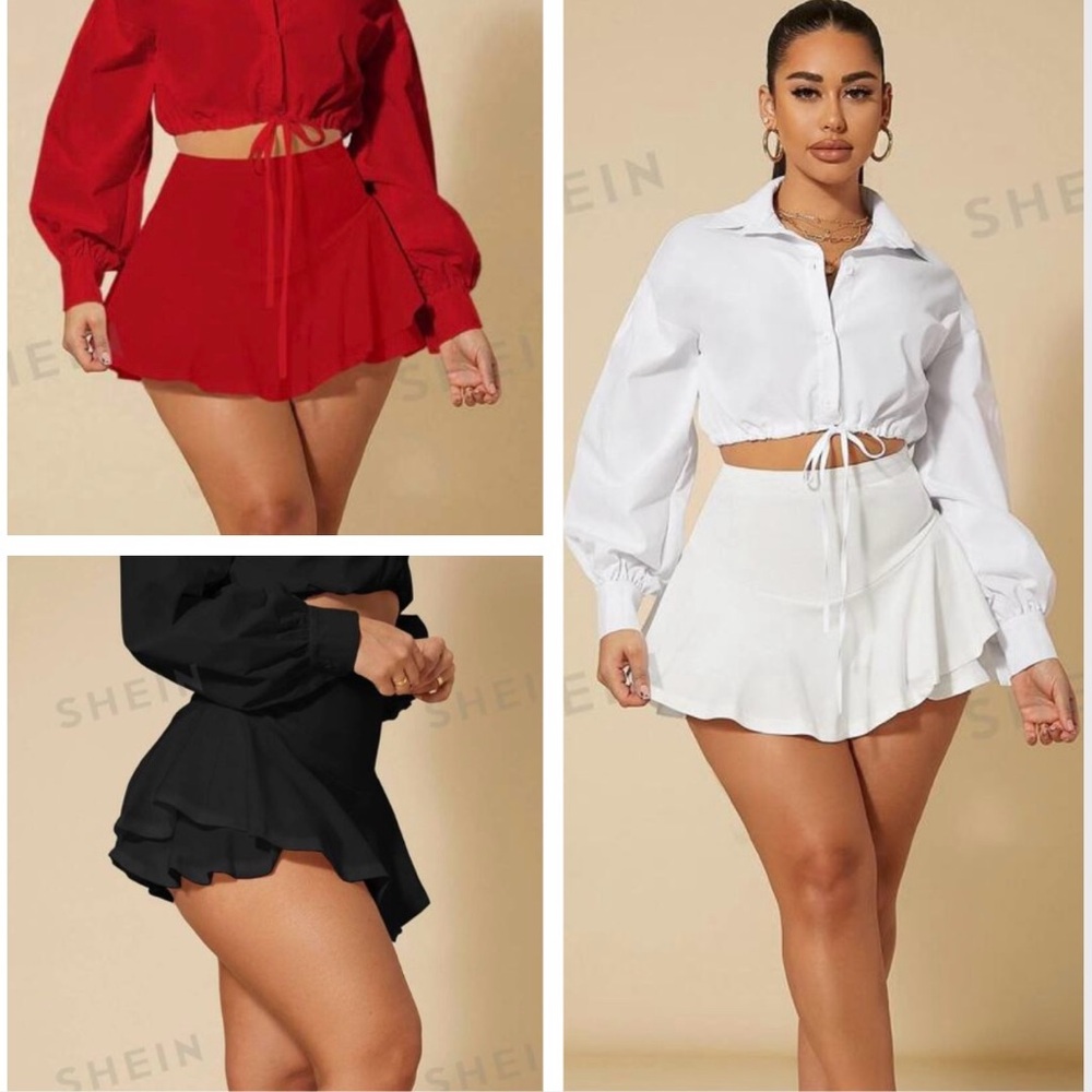 SHEIN Ruffle Skirt Bundle